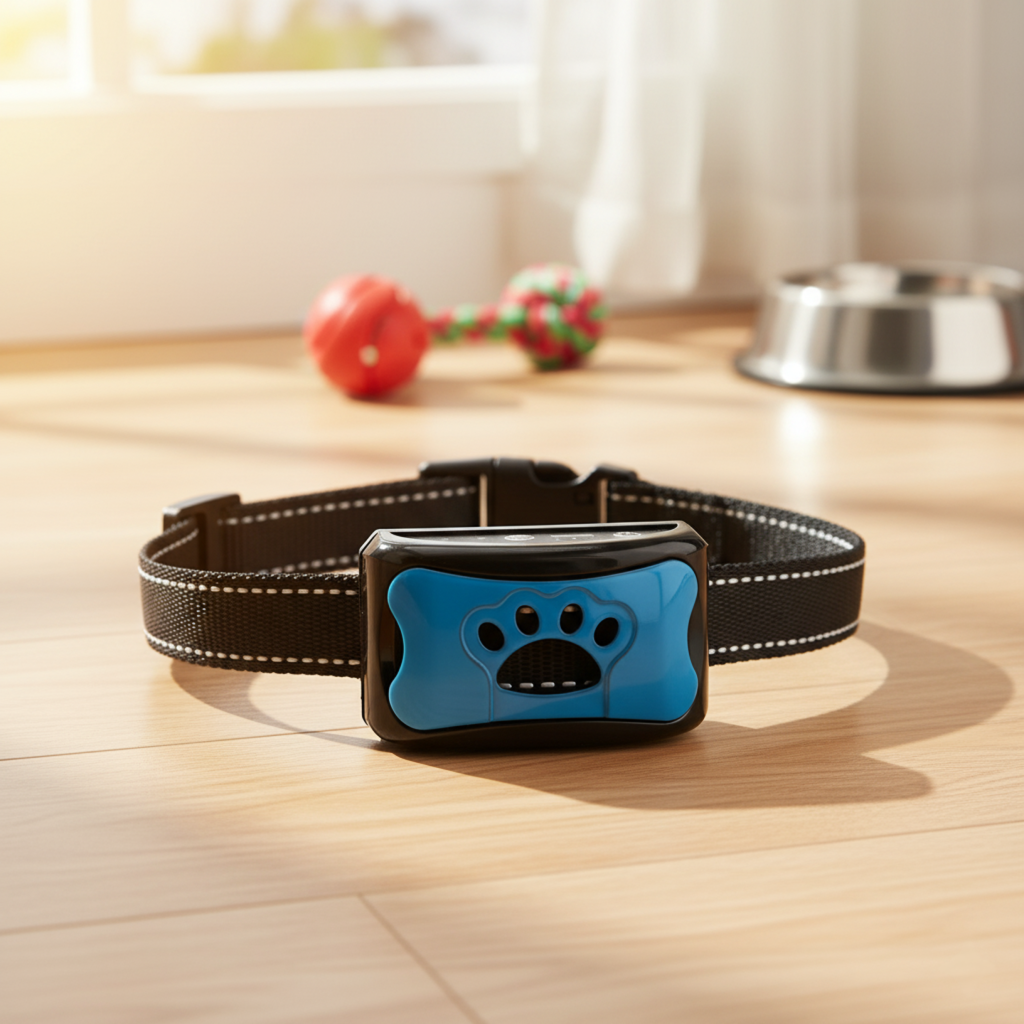 Collier Anti Aboiement Chien avec Technologie Ultrasonique Réglable et Confortable 0