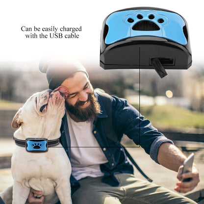 Collier Anti Aboiement Chien avec Technologie Ultrasonique Réglable et Confortable 3