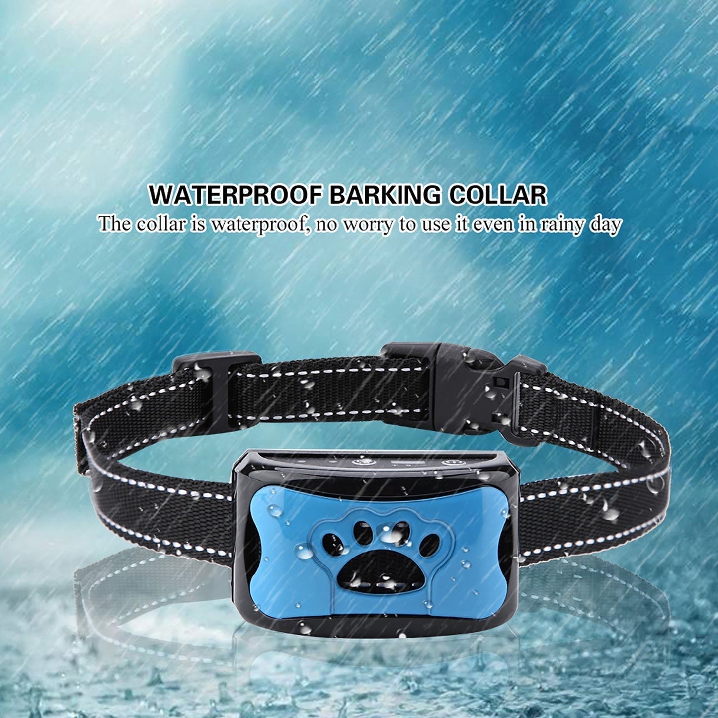 Collier Anti Aboiement Chien avec Technologie Ultrasonique Réglable et Confortable 4