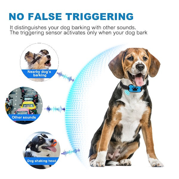Collier Anti Aboiement Chien avec Technologie Ultrasonique Réglable et Confortable 7