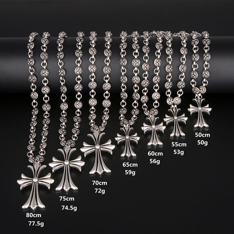 Collier Pendentif Croix Gothique Unisexe 4