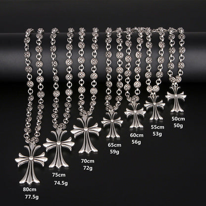 Collier Pendentif Croix Gothique Unisexe 4