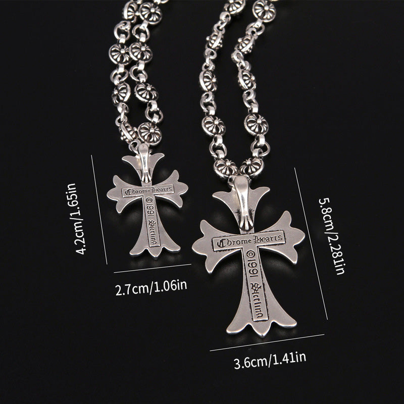 Collier Pendentif Croix Gothique Unisexe 7