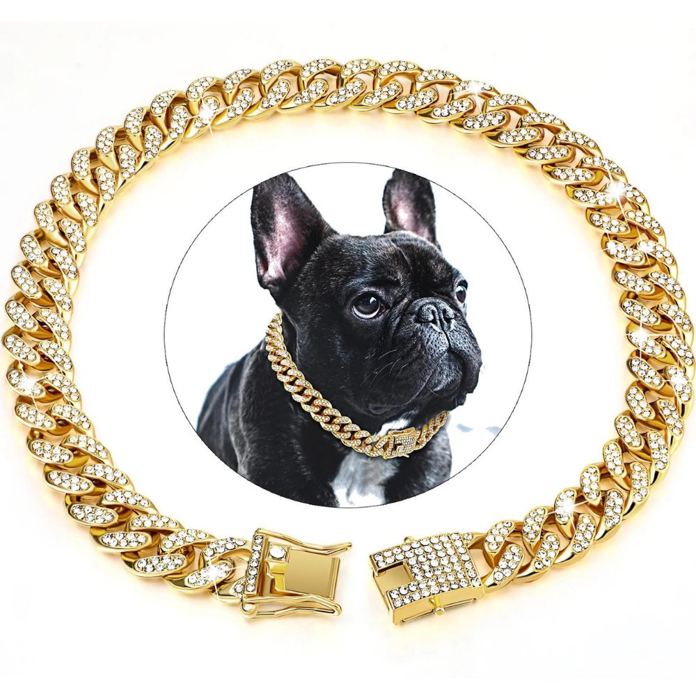 Collier Pour Chien Design Luxueux Brillant 3
