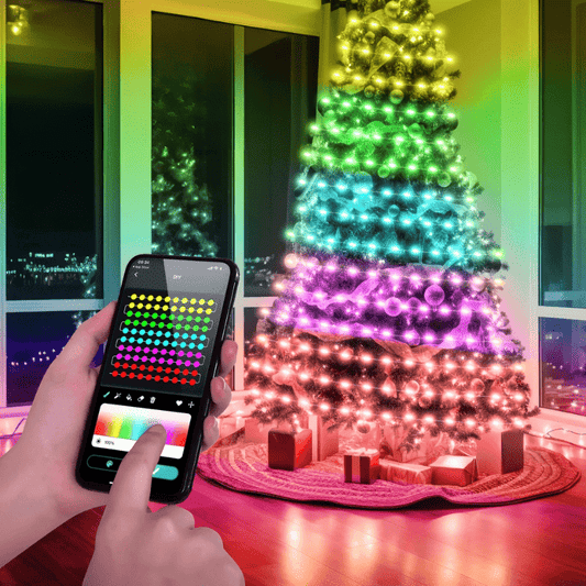 Lumière LED Colorée Intelligente | Décoration Élégante et Programmable - Foivo