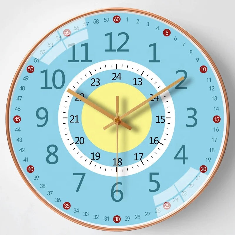 Horloge Colorée pour Enfants | Apprentissage Amusant de l'Heure