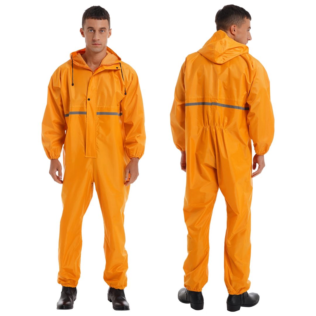 Combinaison de sécurité Imperméable avec capuche Unisexe - Foivo