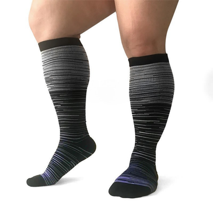 Chaussettes de Compression pour la Circulation | Hauteurs du Genou Anti-Glissades