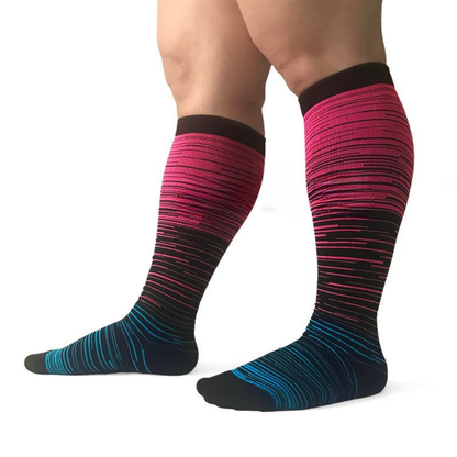 Chaussettes de Compression pour la Circulation | Hauteurs du Genou Anti-Glissades - BlxckFR