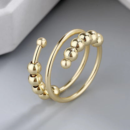 Bague Anti-Stress Réglable en Inox