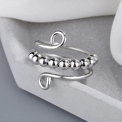 Bague Anti-Stress Réglable en Inox