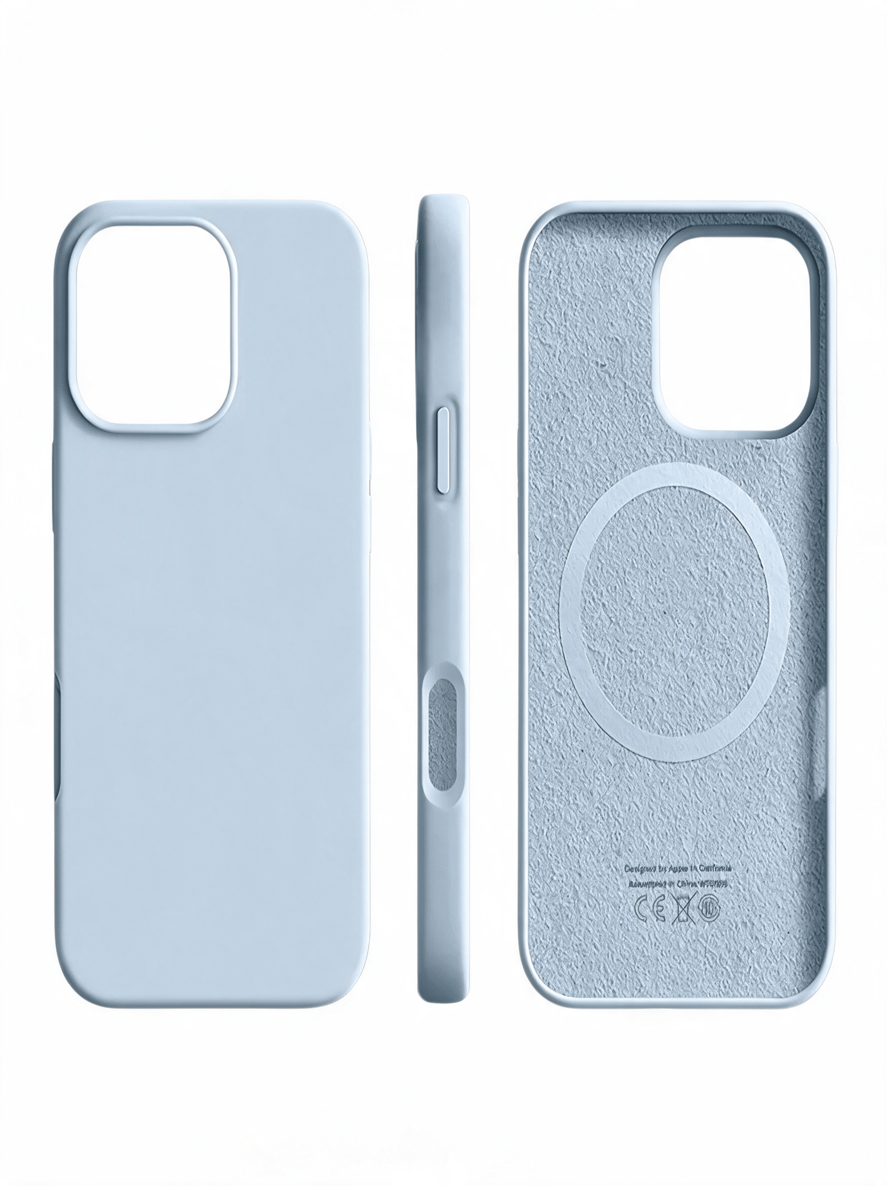 Coque iPhone compatible MagSafe, élégante et protection du téléphone-accessoires-Bleu clair-iPhone 14-Oslo France