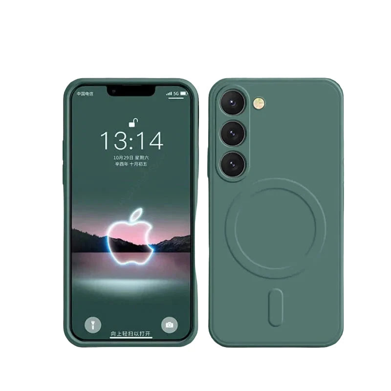 Coque de charge magnétique Compatible Samsung Galaxy Unisexe - Foivo