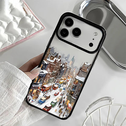 Coque de Téléphone Rigide Design Neige pour iPhone 1