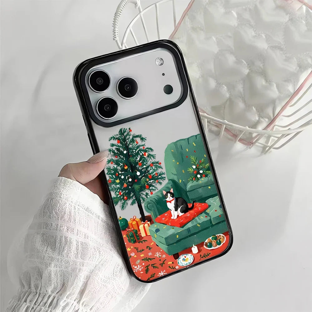 Coque de Téléphone Rigide Design Neige pour iPhone 8