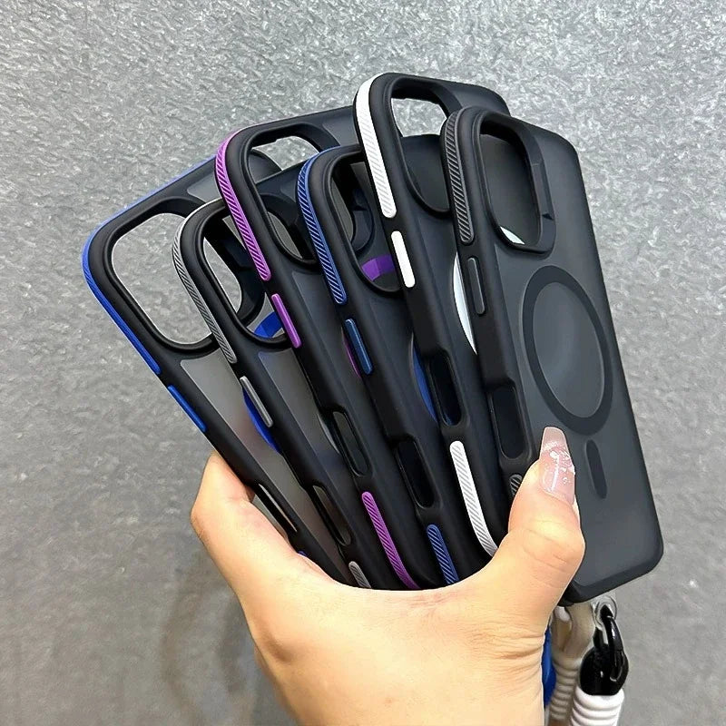 Coque de téléphone avec lanière pour iPhone Pro Max 1
