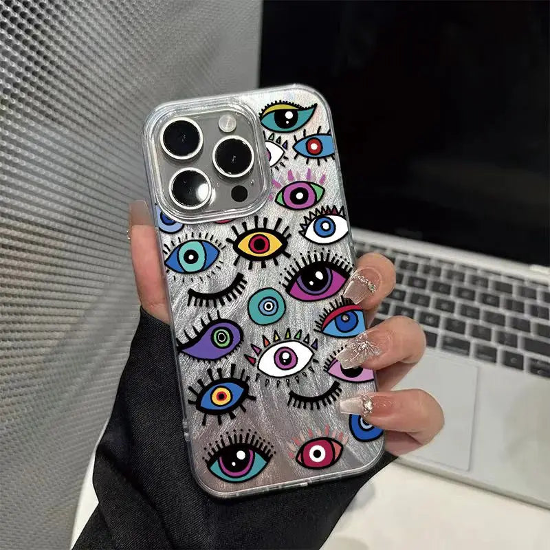Coque téléphone Unisexe design compatible iPhone Pro Max souple - Foivo