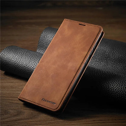 Coque iPhone Magnétique en Cuir 3