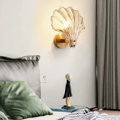 Lampe Murale en Verre Décorative | Motif Corail Chic et Raffiné - Foivo