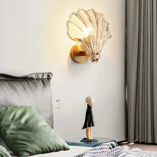 Lampe Murale en Verre Décorative | Motif Corail Chic et Raffiné - Foivo