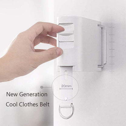 Corde à Linge Rétractable Invisible pour Intérieur et Extérieur, 4,2 m, Pratique et Compact 2