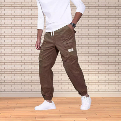 Pantalon Coton Classique Homme avec Poches - Foivo