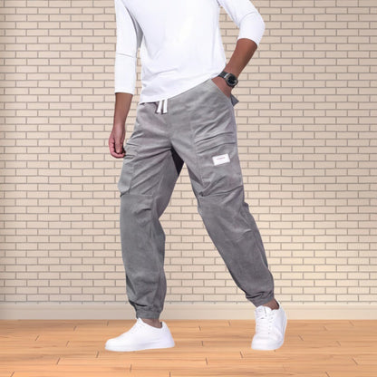 Pantalon Coton Classique Homme avec Poches