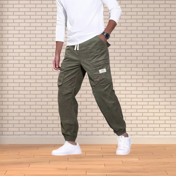 Pantalon Coton Classique Homme avec Poches