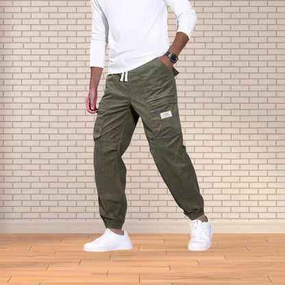 Pantalon Coton Classique Homme avec Poches