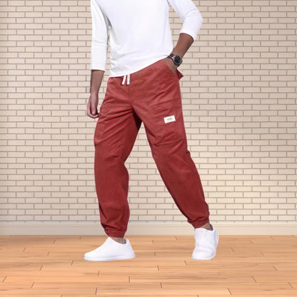 Pantalon Coton Classique Homme avec Poches