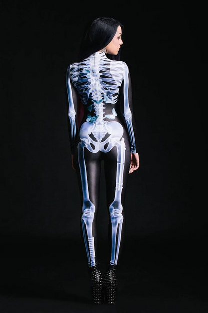 Costume Halloween Femme Body Squelette GlowInTheDark 4