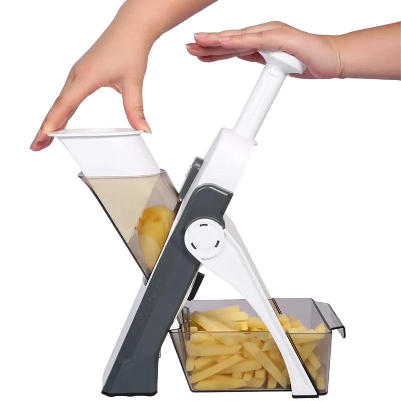 Coupe-légumes Multifonction Acier Inoxydable Ergonomique - Foivo