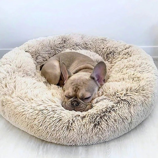 Coussin Chien Douillet Lavable en Imitation Fourrure - BlxckFR