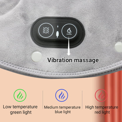 Coussin Chauffant Électrique pour le Cou et les Épaules avec Vibration 3