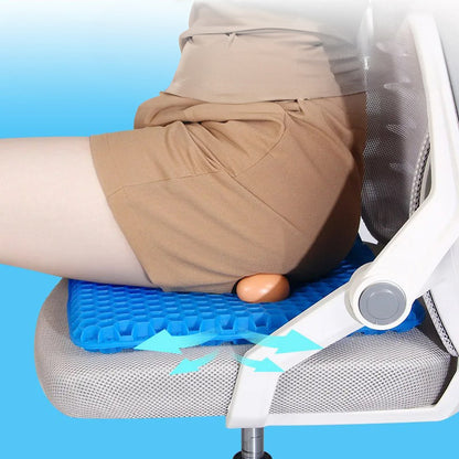 Coussin d'assise en gel ergonomique 1