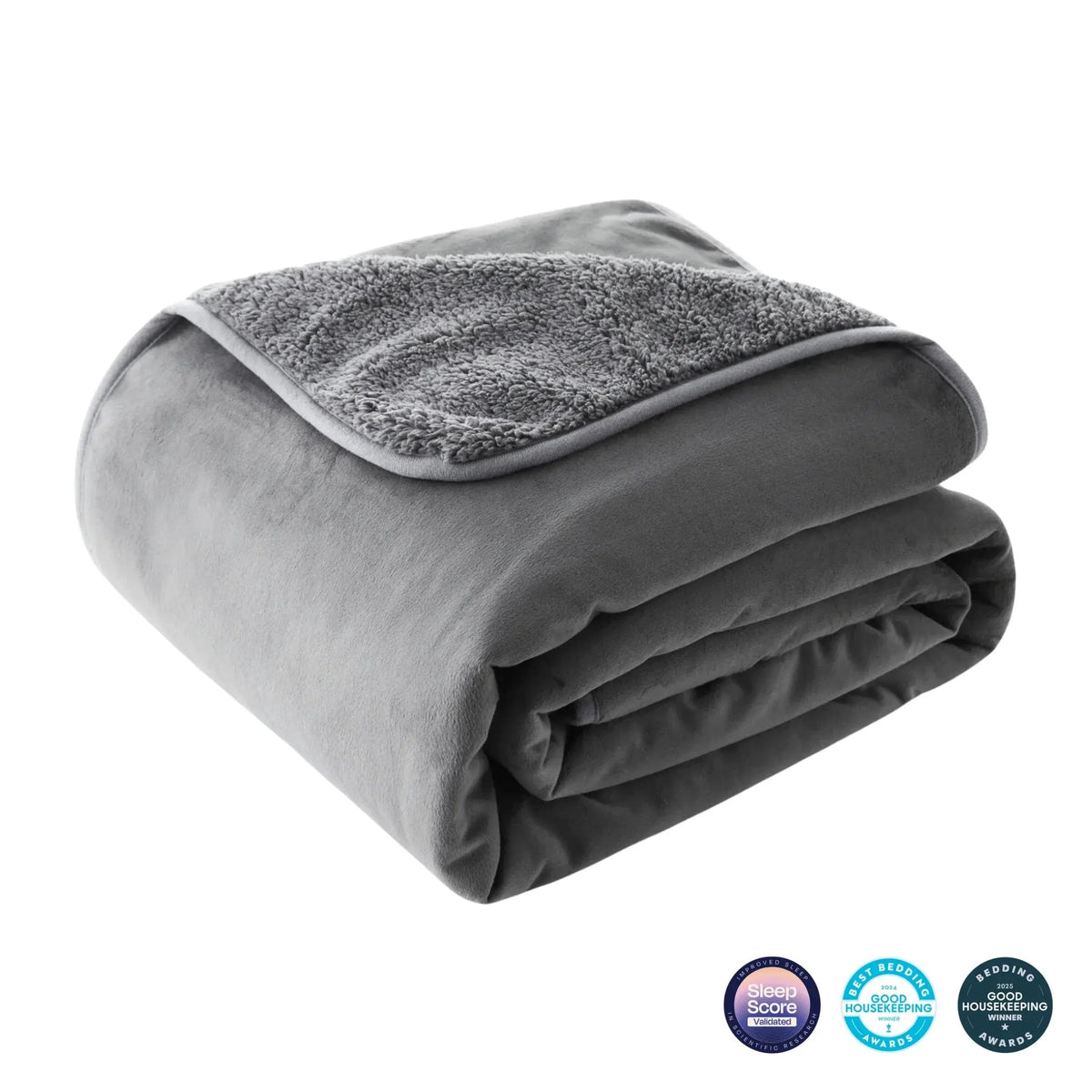 Couverture bébé Réversible flanelle et sherpa douce - Foivo