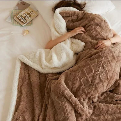 Couverture Hiver Douce Microfibre Moelleuse - Foivo