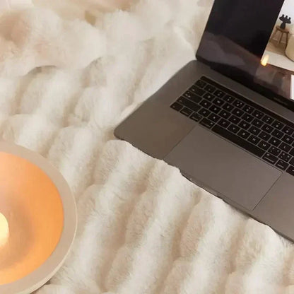 Couverture en Fausse Fourrure Douce 8