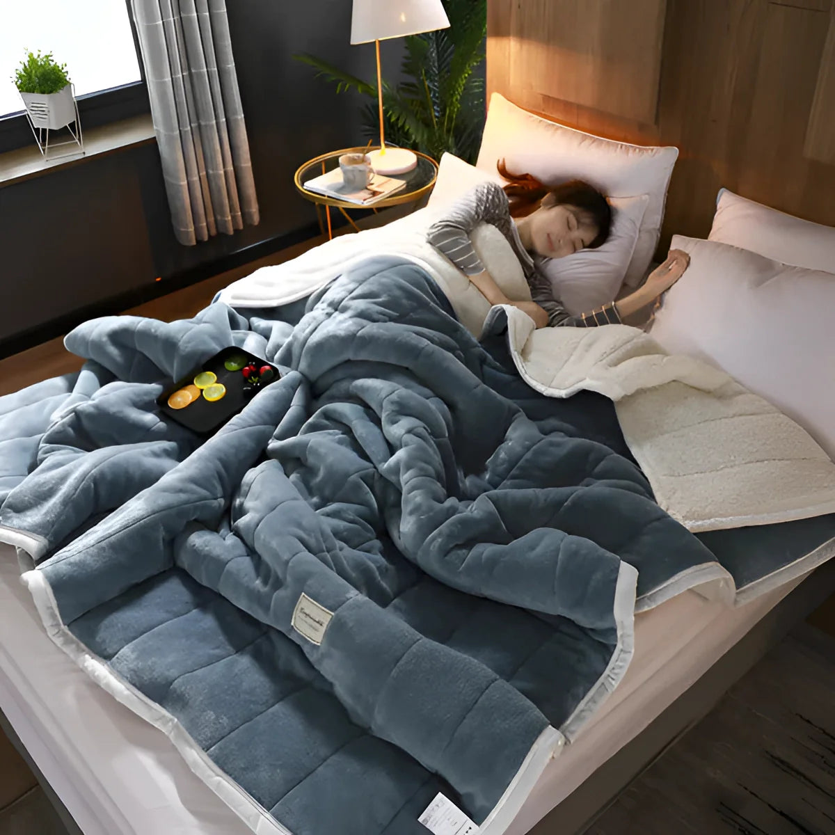 Couverture Sherpa Douillette pour Sommeil Réparateur