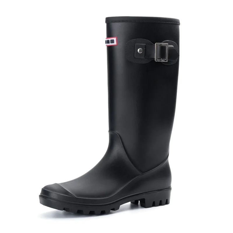 Bottes de Pluie Imperméables Isolées pour Femme