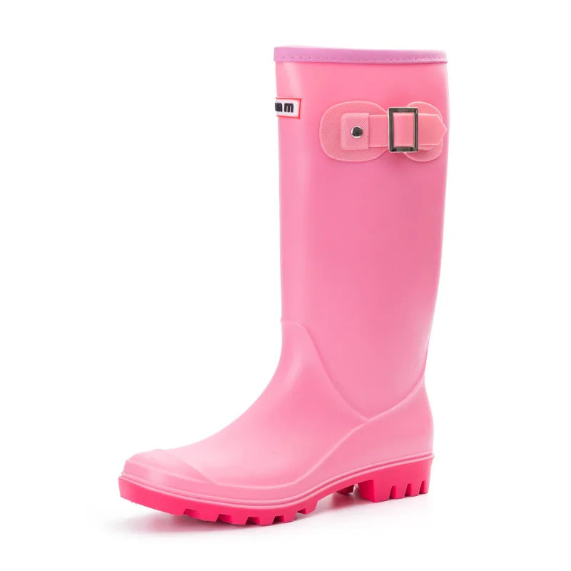Bottes de Pluie Imperméables Isolées pour Femme