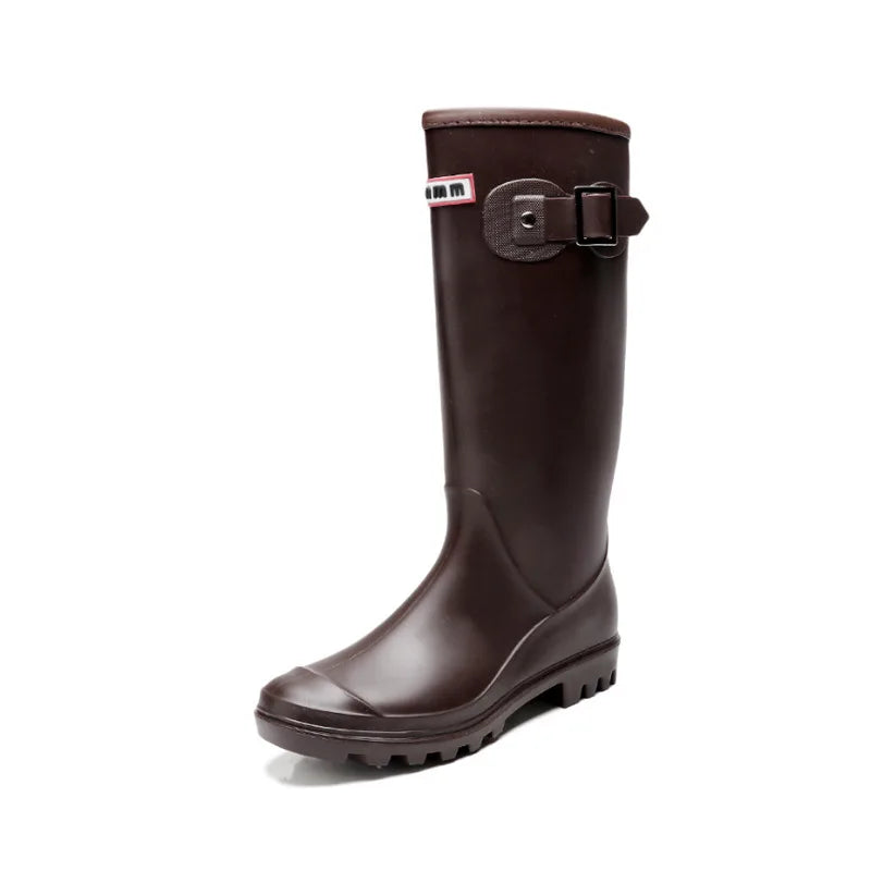 Bottes de Pluie Imperméables Isolées pour Femme