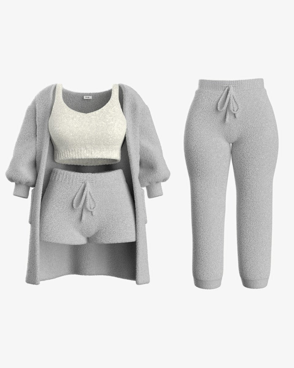 Ensemble Pyjama Douillet pour Femmes en Coton Ultra-Doux
