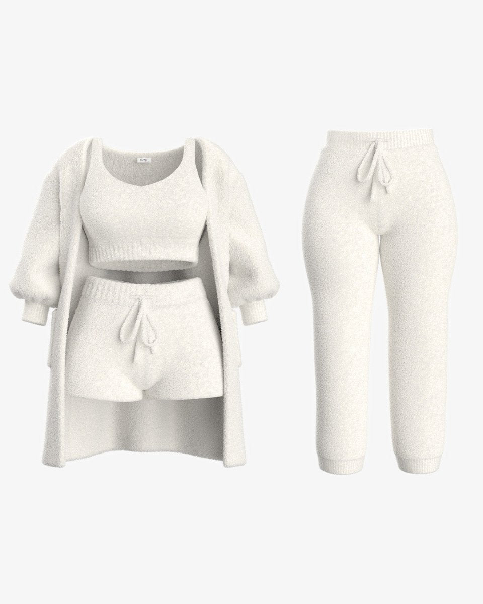 Ensemble Pyjama Douillet pour Femmes en Coton Ultra-Doux