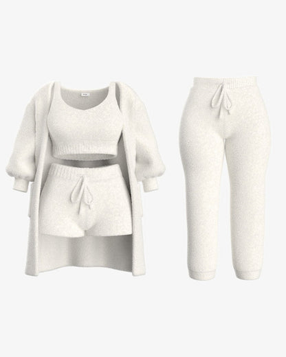 Ensemble Pyjama Douillet pour Femmes en Coton Ultra-Doux