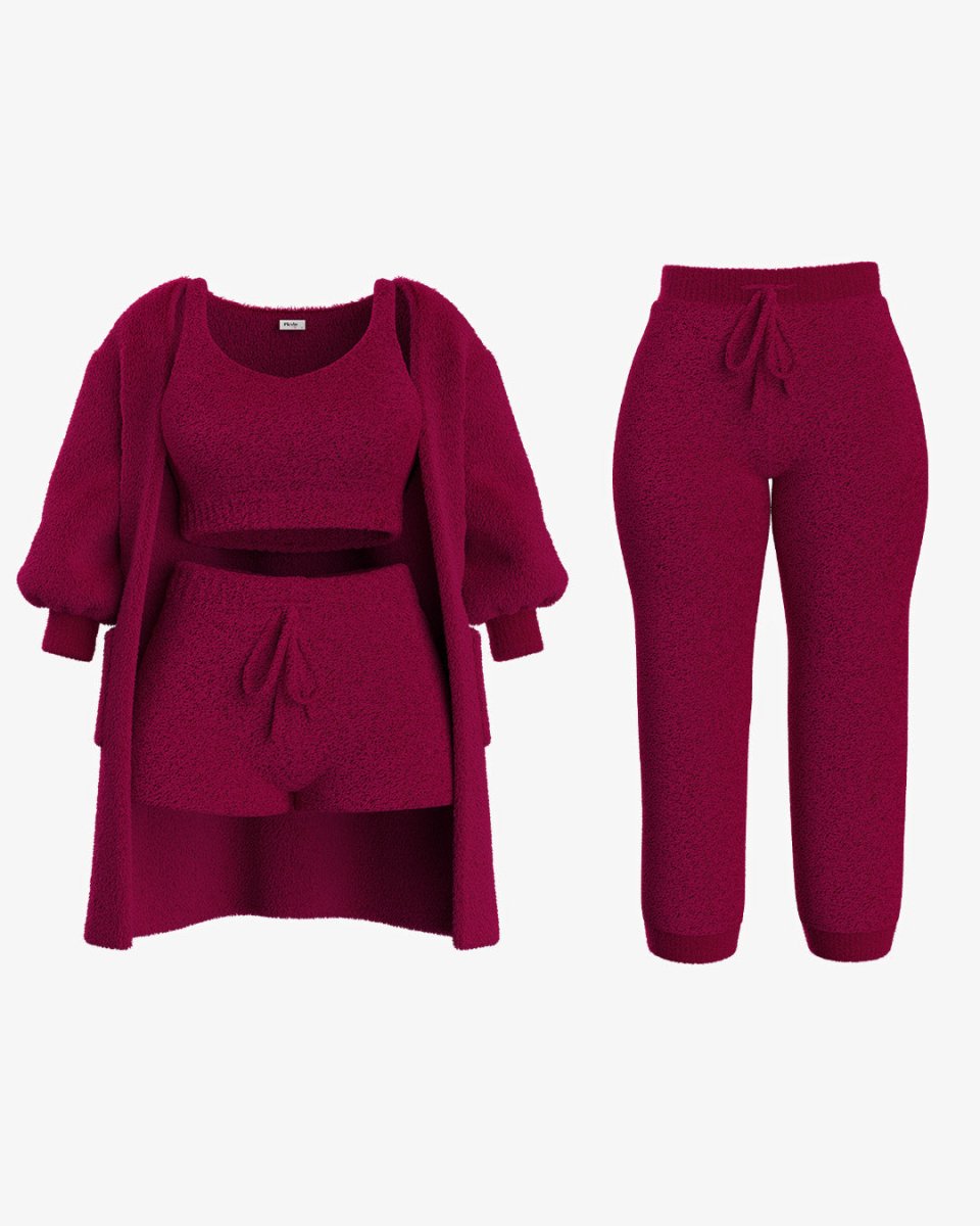 Ensemble Pyjama Douillet pour Femmes en Coton Ultra-Doux