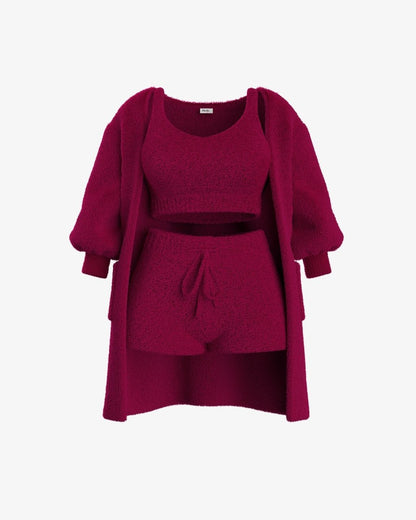 Ensemble Pyjama Douillet pour Femmes en Coton Ultra-Doux