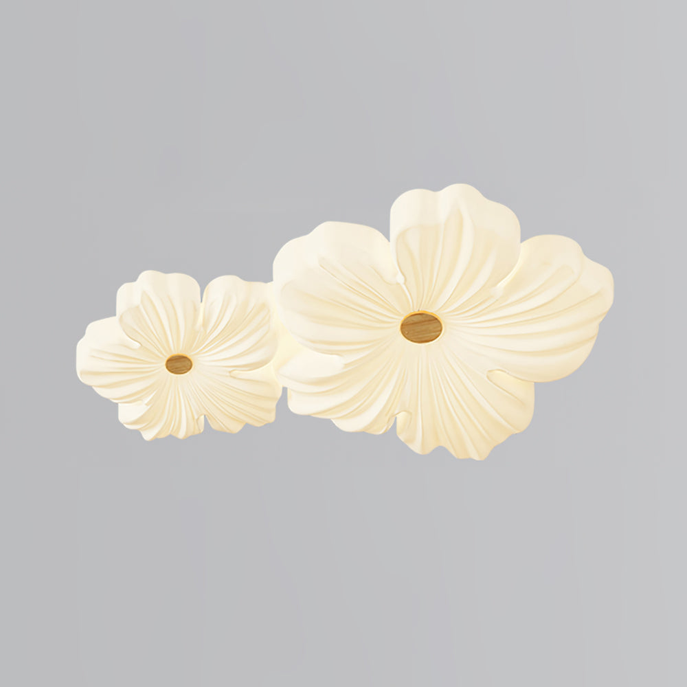 Luminaire Plafond Floral Blanc