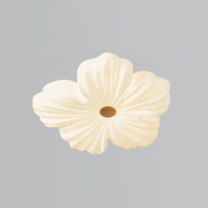 Luminaire Plafond Floral Blanc