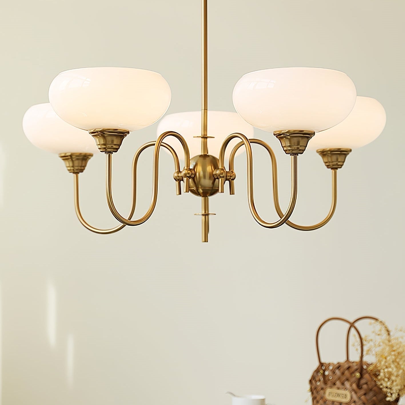 Luminaire Élégant en Verre et Acier – Décoration Intérieure Chic